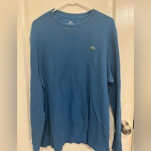 Lacoste Thermal Shirt Navy Blue mens 8 XXXL.